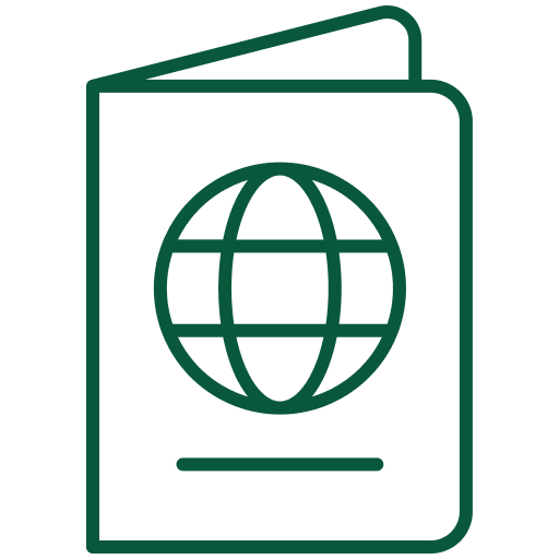 Visa and documentation icon